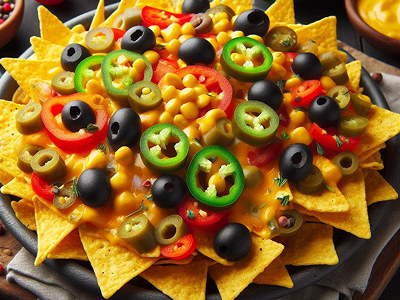 Nachos Loaded With Cheese